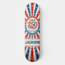 Skateboard personnalisé USA Amérique 250