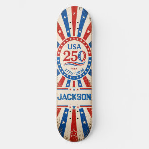 Skateboard personnalisé USA Amérique 250