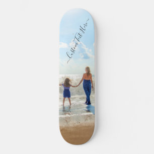 Skateboard Personnalisé Votre Photo Tableau De Bord De Texte