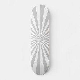 Skateboard Personnaliser classique Grey Burst Roue de rotatio