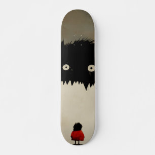 Skateboard Petite Fille et le Monstre