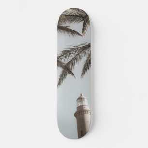 Skateboard Phare et Palmes #1 #wall #art