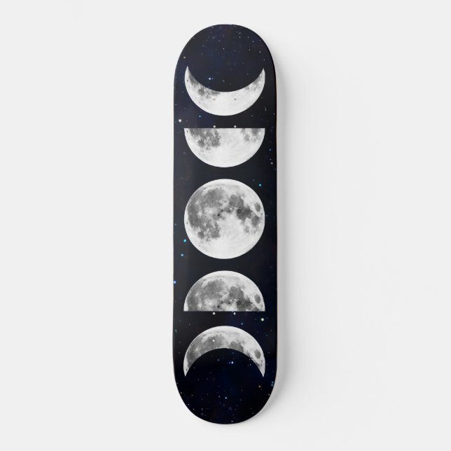 Skateboard Phases de la Galaxie de la Lune (Recto)
