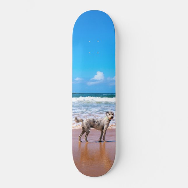 Skateboard Photo personnalisée Faites votre propre design - J (Recto)