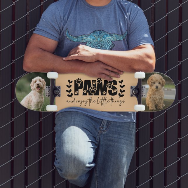 Skateboard Photo personnalisée pour animaux (Extérieur 3)