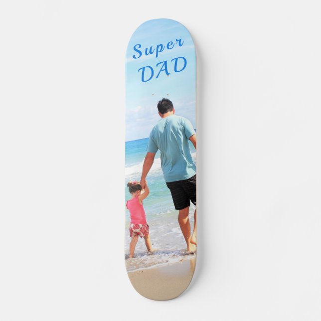 Skateboard Photo personnalisée - Unique votre propre design - (Recto)