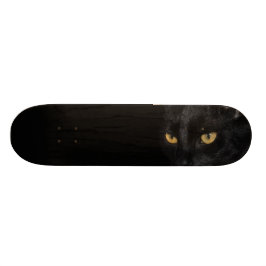 Skateboard Photographie mystérieuse de chat noir