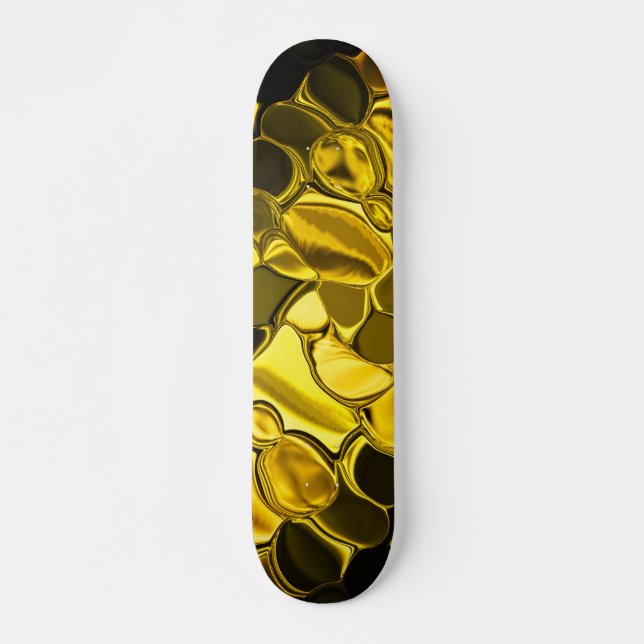 Skateboard Pièces d'or, formes circulaires et arrondies ? (Devant)