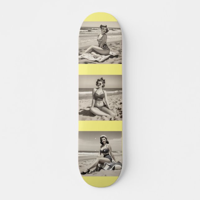 Skateboard pin up skate (Devant)