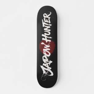 Skateboard Pinceau d'art neige - Chasseur Japow - Noir