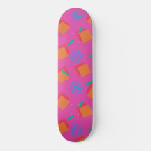 Pink 80 s Memphis Design Geometric Shapes