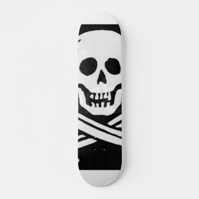 Skateboard pirate-drapeau (Devant)