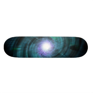 Skateboard Pirouette cosmique bleue