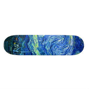 Skateboard Pix-Dezines van gogh nuit étoilée