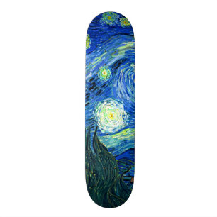 Skateboard Pix-Dezines van gogh nuit étoilée