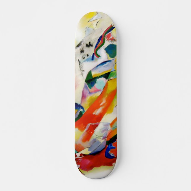 Skateboard PixDezines panneau mural Kandinsky 1914/abstrait (Devant)