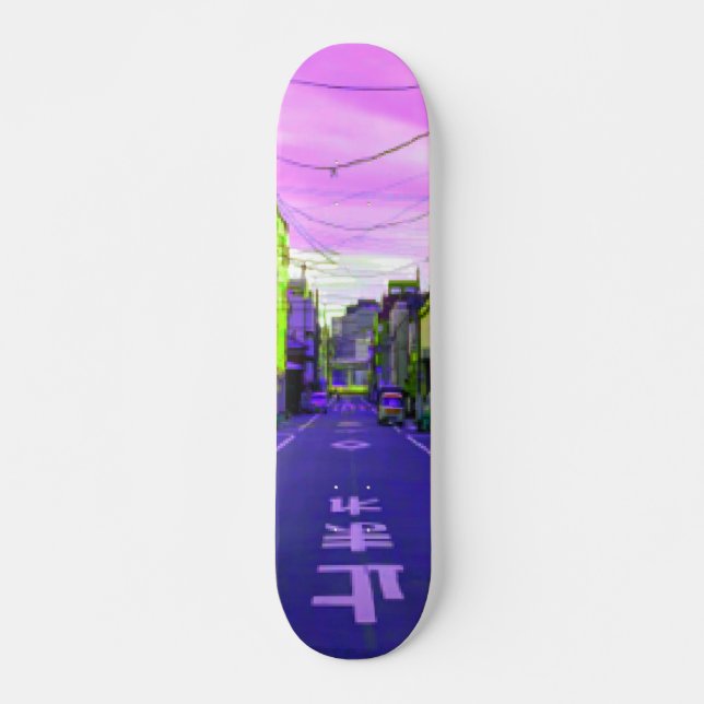 Skateboard Pixel d'art rétro 8 bits 16 bits dans le style Tok (Devant)