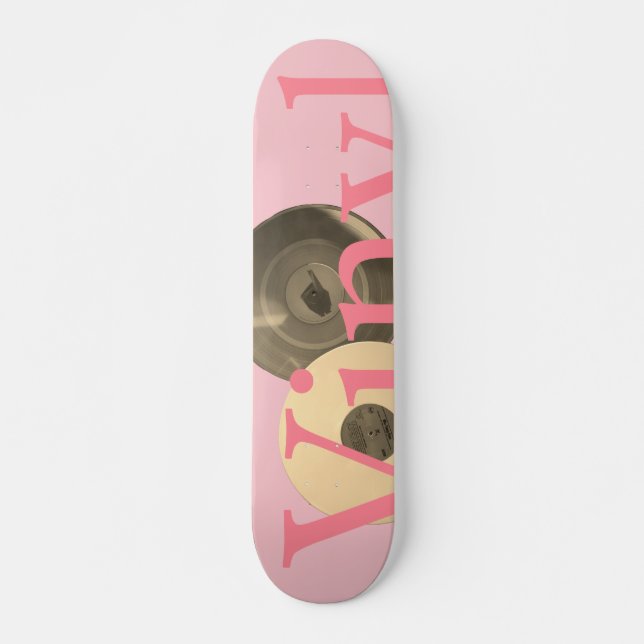 Skateboard Pk de vinyle vintage (Devant)