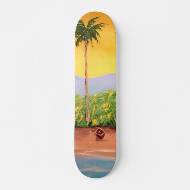 Skateboard Plage (Devant)