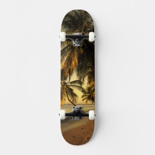Skateboard Plage au coucher du soleil, Trinité