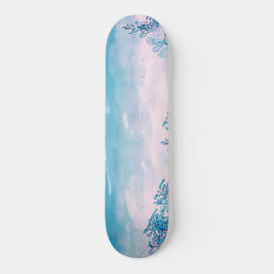 Skateboard Plage de la mer bleue