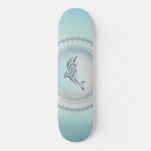 Skateboard Plage Dolphin Mandala Coastal