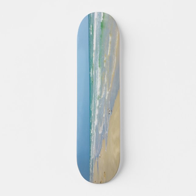 Skateboard Plage jolie Photo Custom Seashore Sandpiper (Devant)