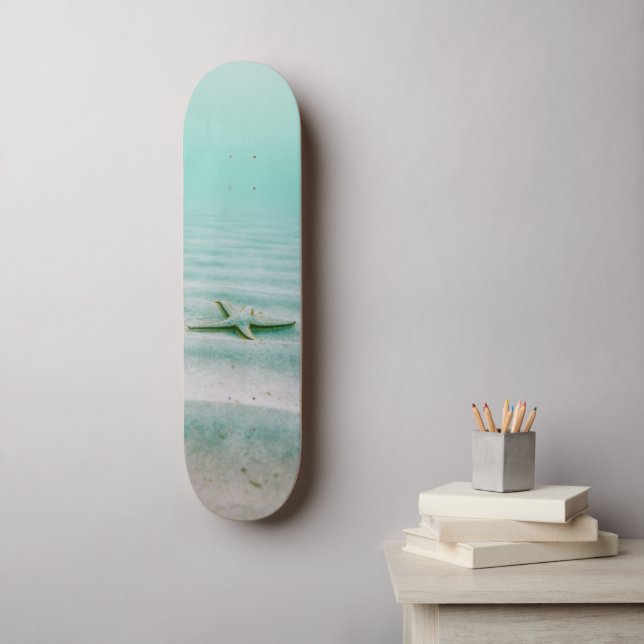 Skateboard Plage tropicale Ocean Starfish Cool Wall Art (Art mural)