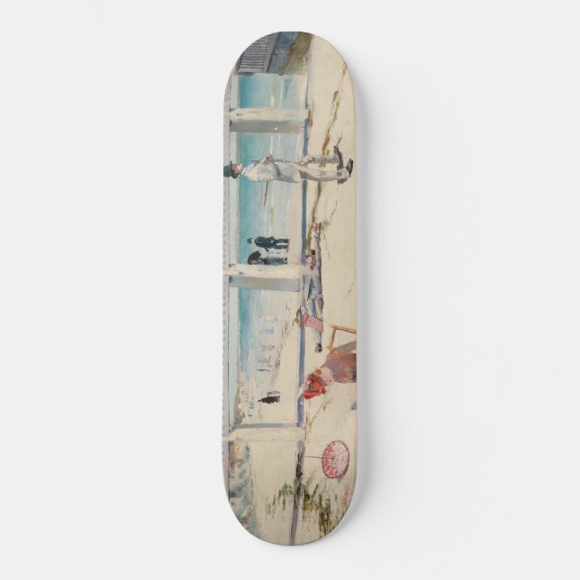 Skateboard Plage (Vacances à Mentone) (Art australien) (Recto)