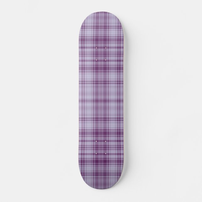 Skateboard Plaid violet (Recto)