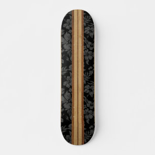 Skateboard Planch surf vintage Sunset Beach Faux bois