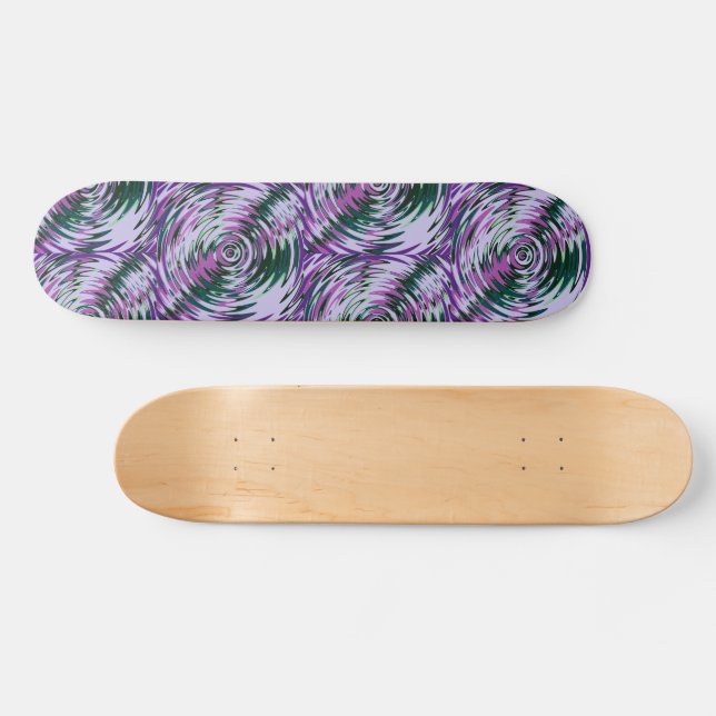 Skateboard Planche à planche à roulettes violet et vert (Horz)