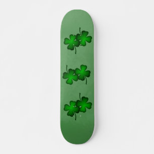 Skateboard Planche à quatre feuilles Verte irlandais Patinage