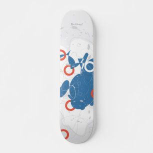 Skateboard Planche à roulettes abstraite de Suzukigo