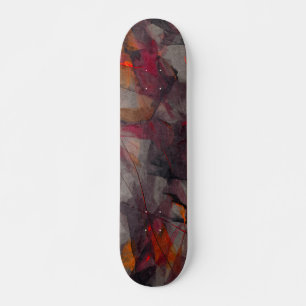 Skateboard Planche à roulettes abstraite grunge Ember Smoke