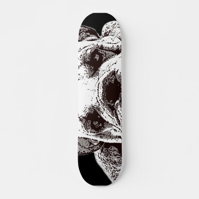 Skateboard Planche à roulettes anglaise de bouledogue (Devant)