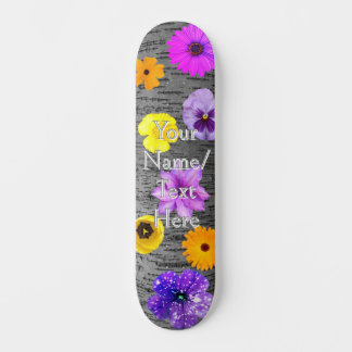 Skateboard Planche à roulettes Arbres et fleurs de printemps