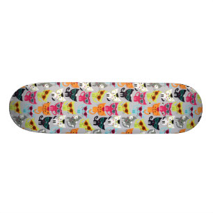 Skateboard Planche à roulettes avec des chats dessus