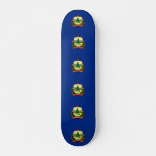 Skateboard Planche à roulettes avec drapeau du Vermont