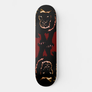 Skateboard Planche à roulettes avec Lion