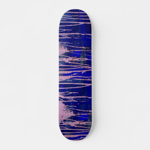 Skateboard Planche à roulettes bleu rose