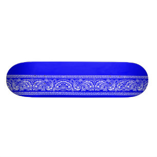 Skateboard Planche à roulettes bleue de Paisley pro