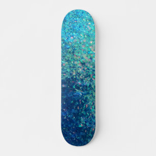 Skateboard Planche à roulettes Blue Ocean Parties scintillant