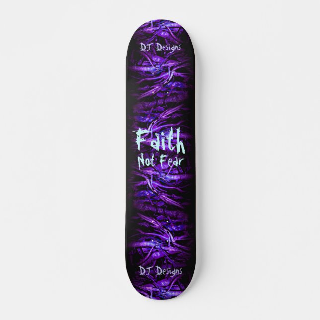 Skateboard Planche à roulettes chrétienne de foi (Devant)