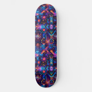 Skateboard Planche à roulettes conçue dans un style cyberpunk