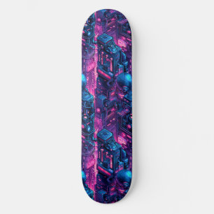 Skateboard Planche à roulettes conçue dans un style cyberpunk