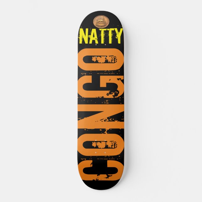 Skateboard planche à roulettes CONGO NATTY (Recto)