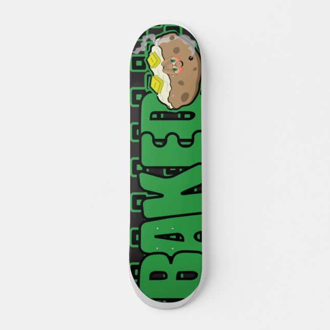 Skateboard Planche à roulettes cuite au four (Devant)