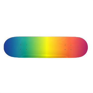 Skateboard Planche à roulettes d'arc-en-ciel