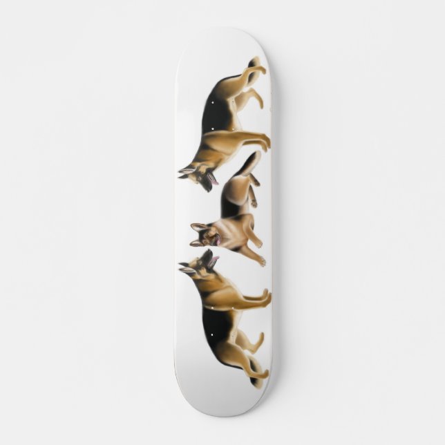 Skateboard Planche à roulettes de bergers allemands (Devant)